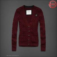 dames abercrombie fitch truien cardigan badge rode wijn Overhemden Utrecht 6qbe3971